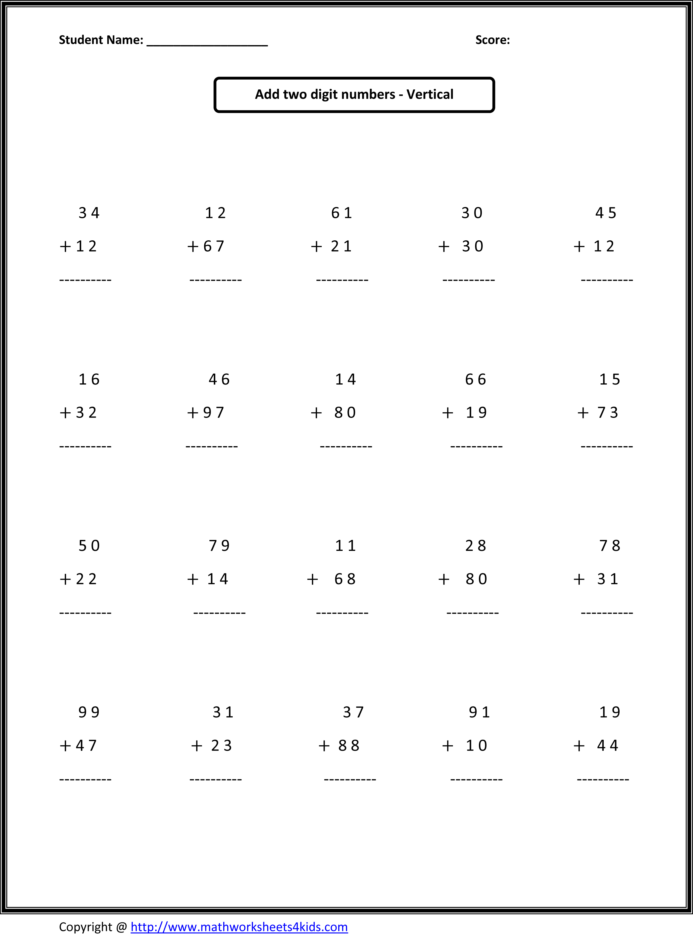 View 2Nd Grade Math Word Problem Worksheets Printable Background The Math