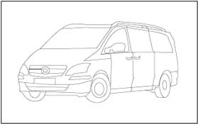 Vehicles Coloring and Tracing Pages