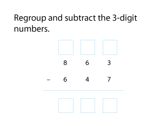 Three-Digit Subtraction with Regrouping
