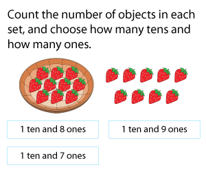 Counting Tens and Ones up to 20 with Pictures