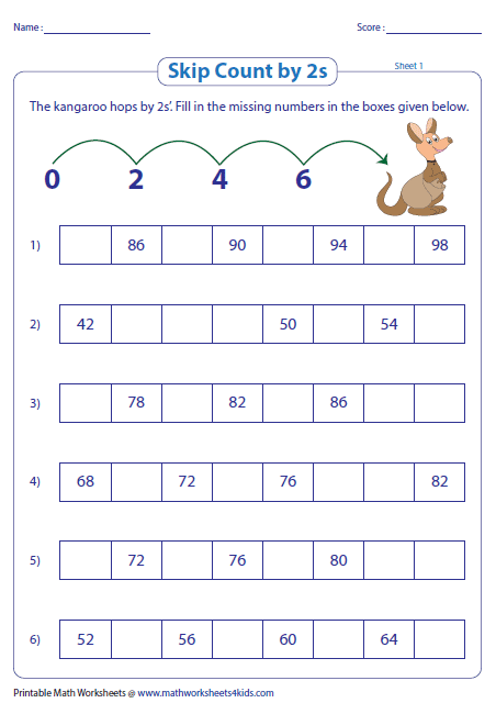 counting-by-2s-worksheets