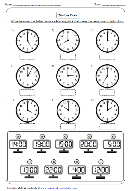 time worksheet: NEW 356 TIME WORKSHEETS CONVERTING MINUTES TO HOURS