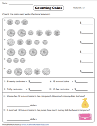 australian money worksheets counting coins and notes