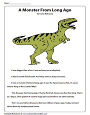 1st grade reading comprehension worksheets