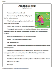 2nd grade printable reading worksheets