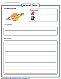 research worksheets for 2nd grade
