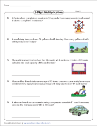 multiplication word problems worksheets