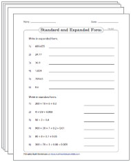 Short form worksheet