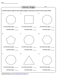 Interior Angles Exterior Angles And The Sum Polygon
