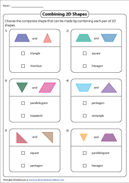 composing and decomposing 2d shapes worksheets