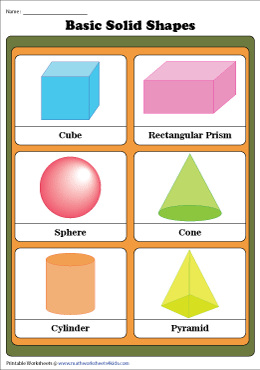 name solid shapes
