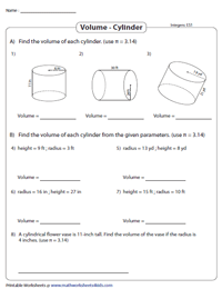 volume of cylinders unit volume homework 1