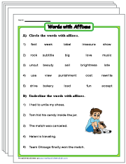 3rd Grade Language Arts Worksheets